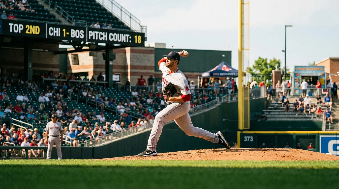 Baseball-Starter-Pitcher in den ersten Innings eines MLB-Spiels