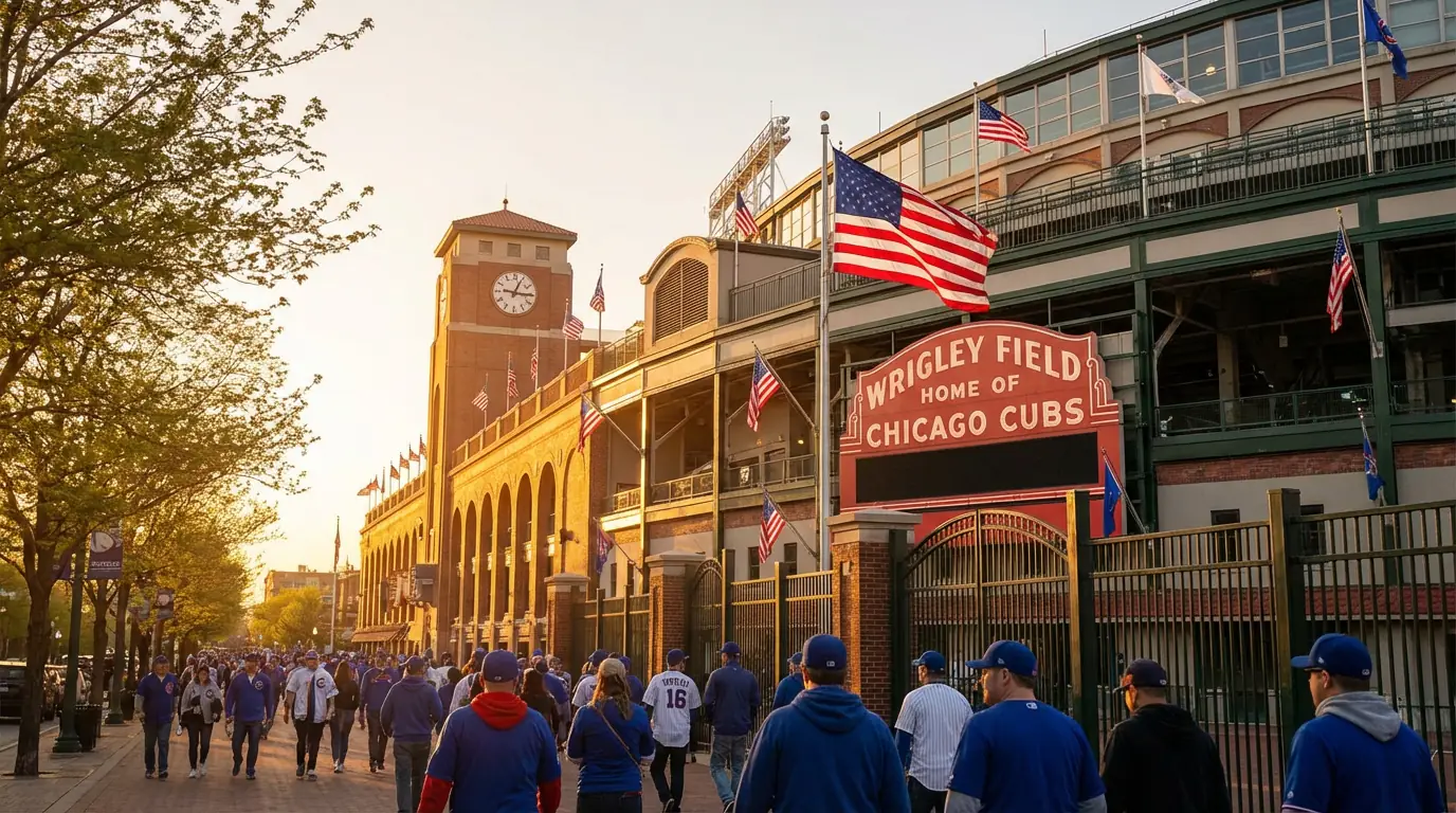 Amerikanisches Baseballstadion als Symbol für den US-Sportwettenmarkt